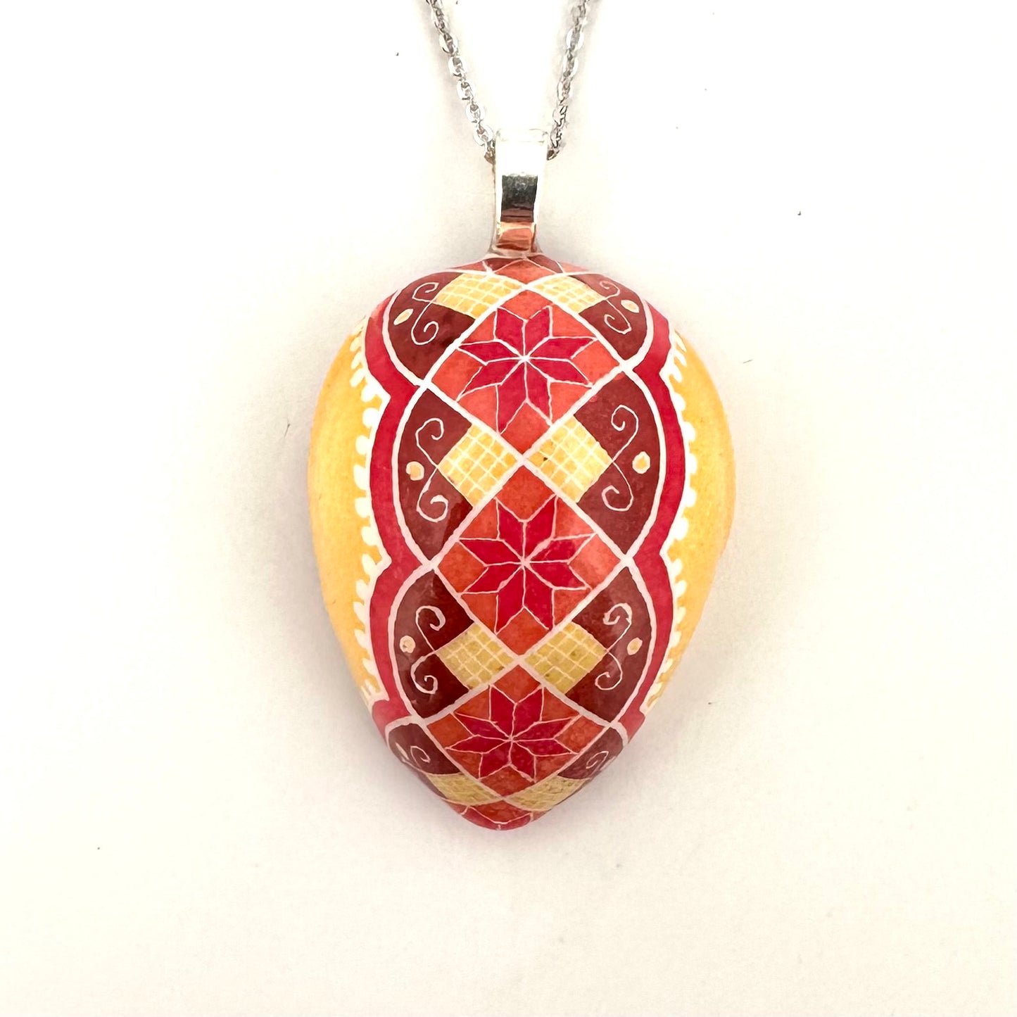 Half Quail Egg Necklace