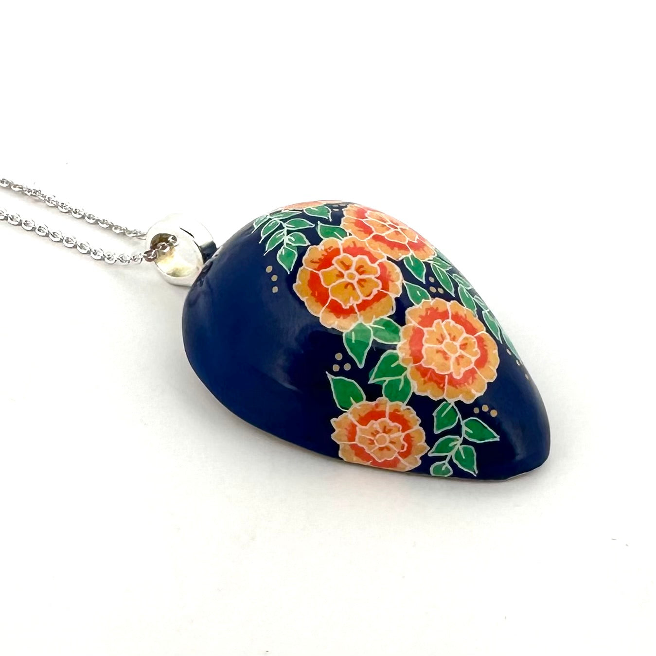 Half Quail Egg Necklace