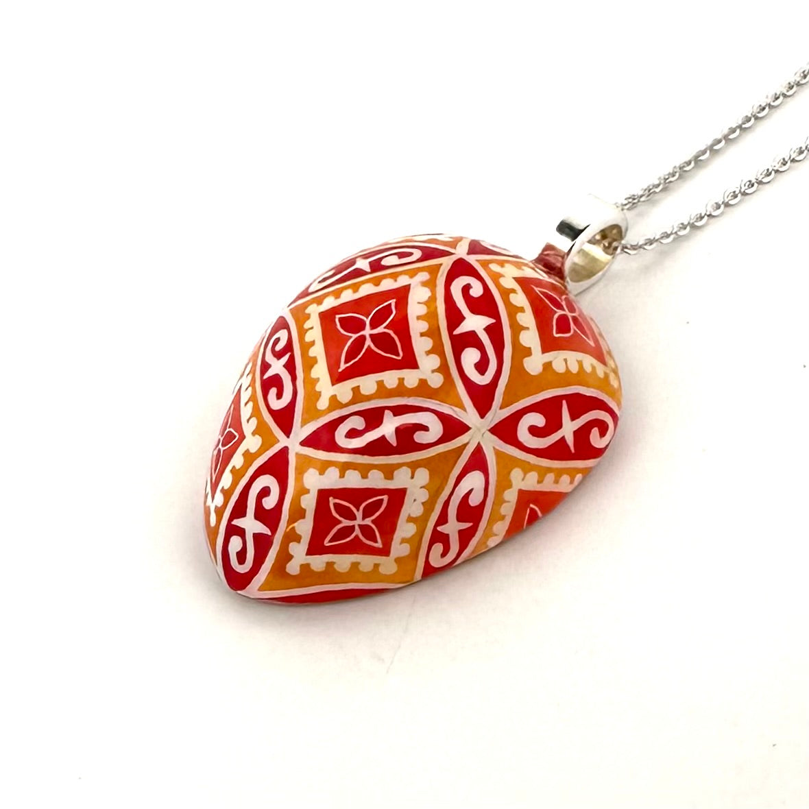 Half Quail Egg Necklace