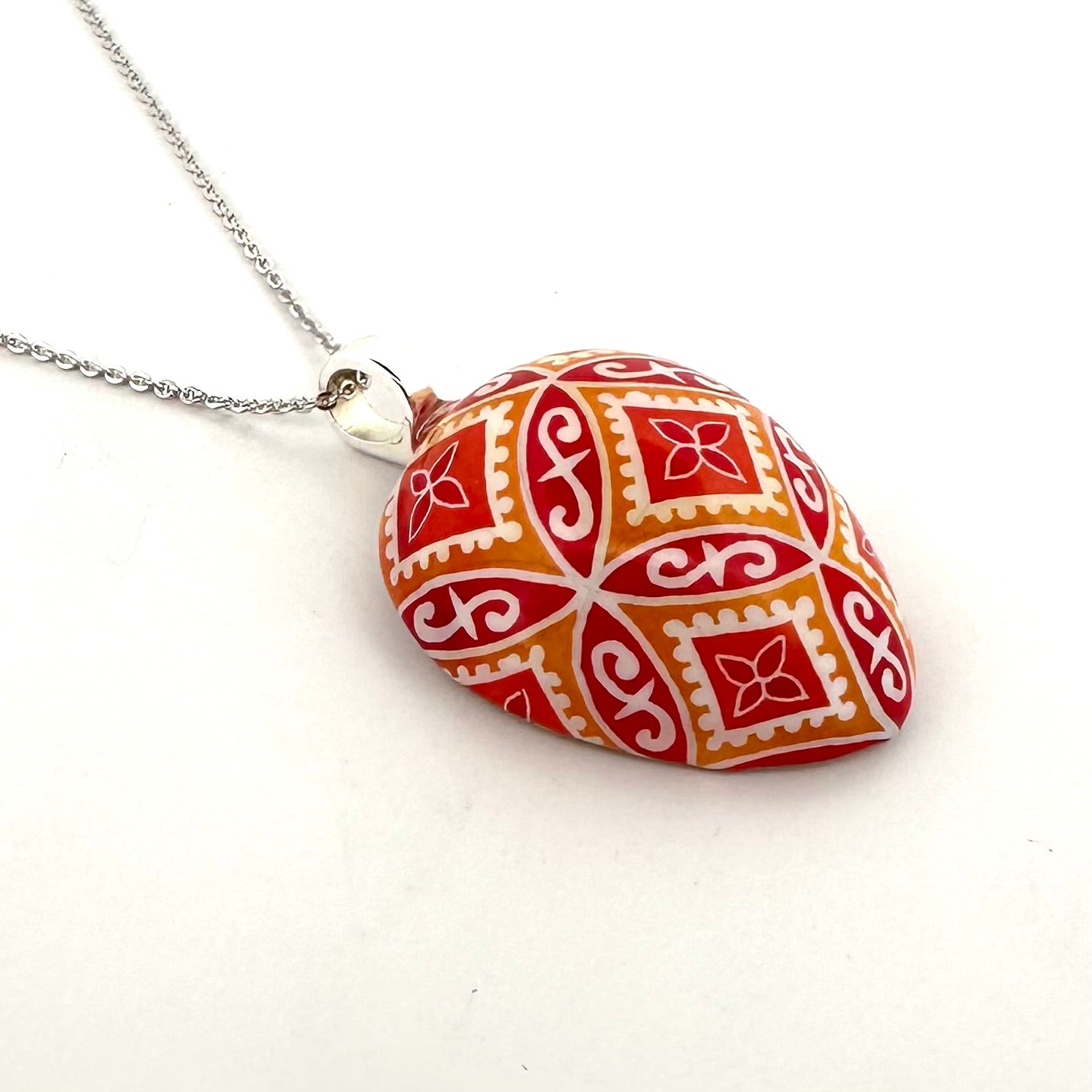 Half Quail Egg Necklace