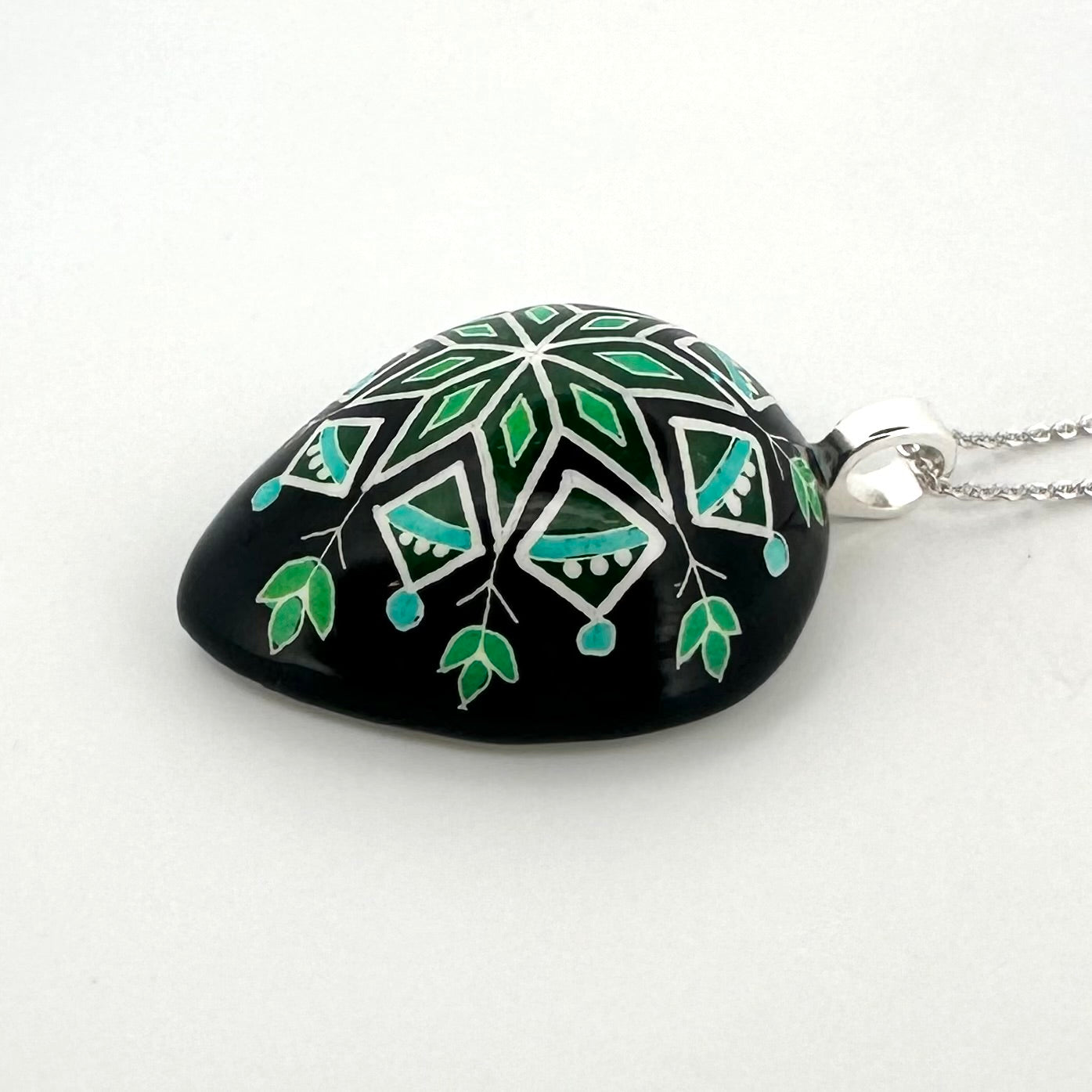 Half Quail Egg Necklace