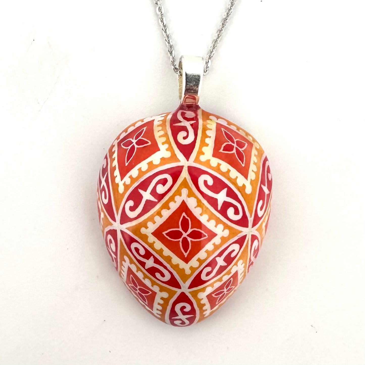 Half Quail Egg Necklace