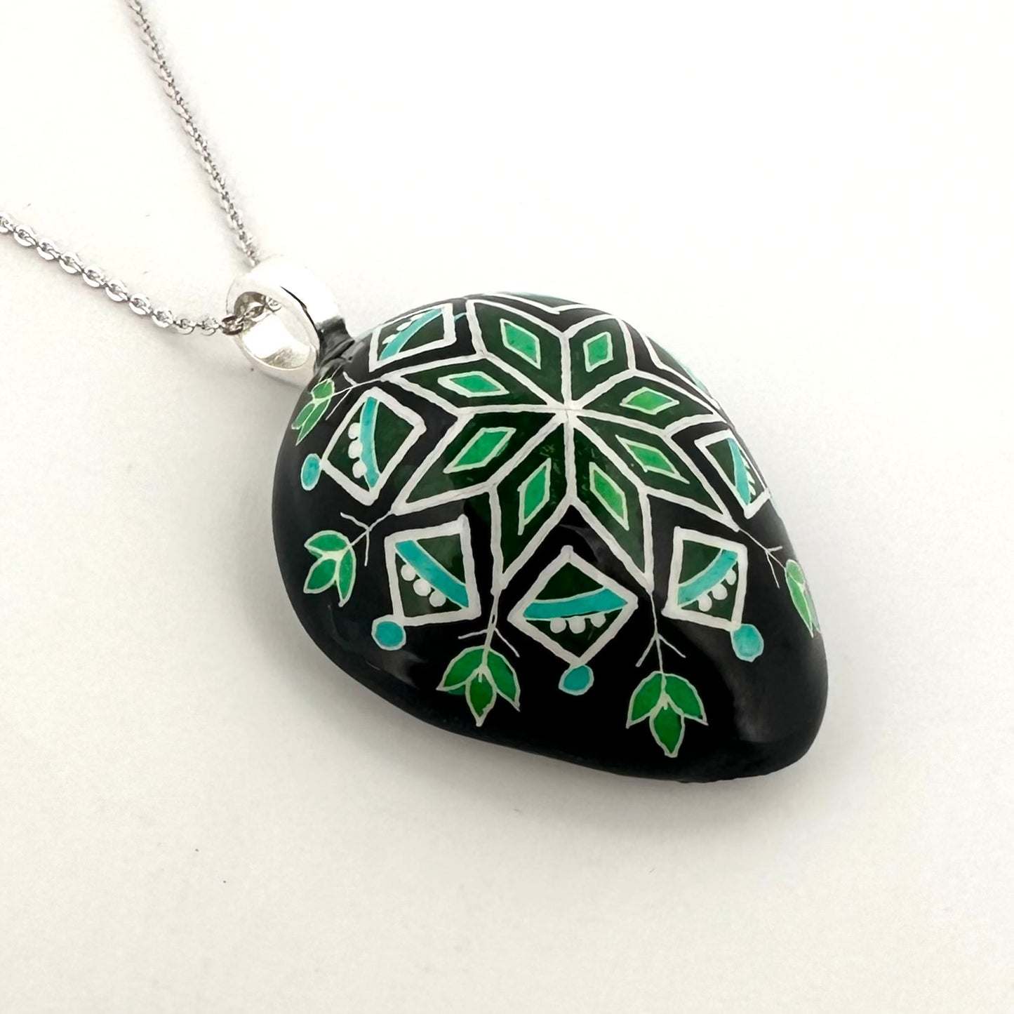 Half Quail Egg Necklace
