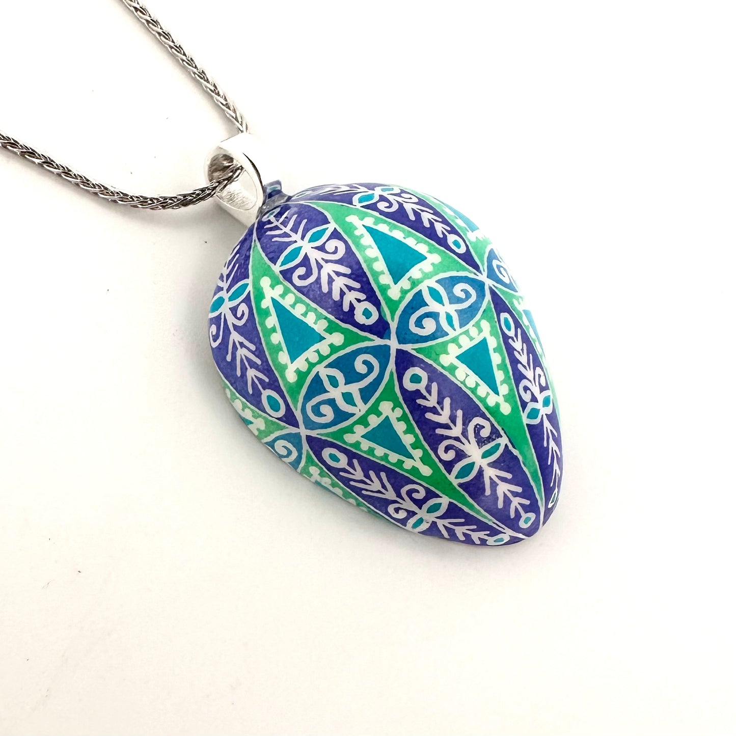 Half Quail Egg Necklace