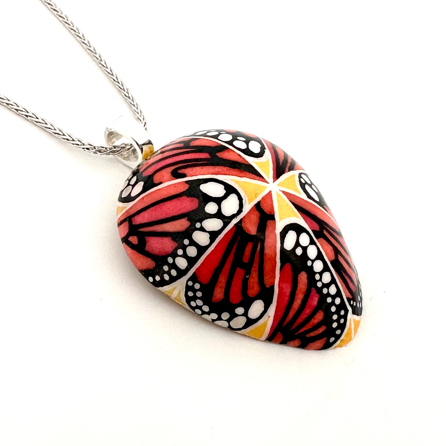 Half Quail Egg Necklace