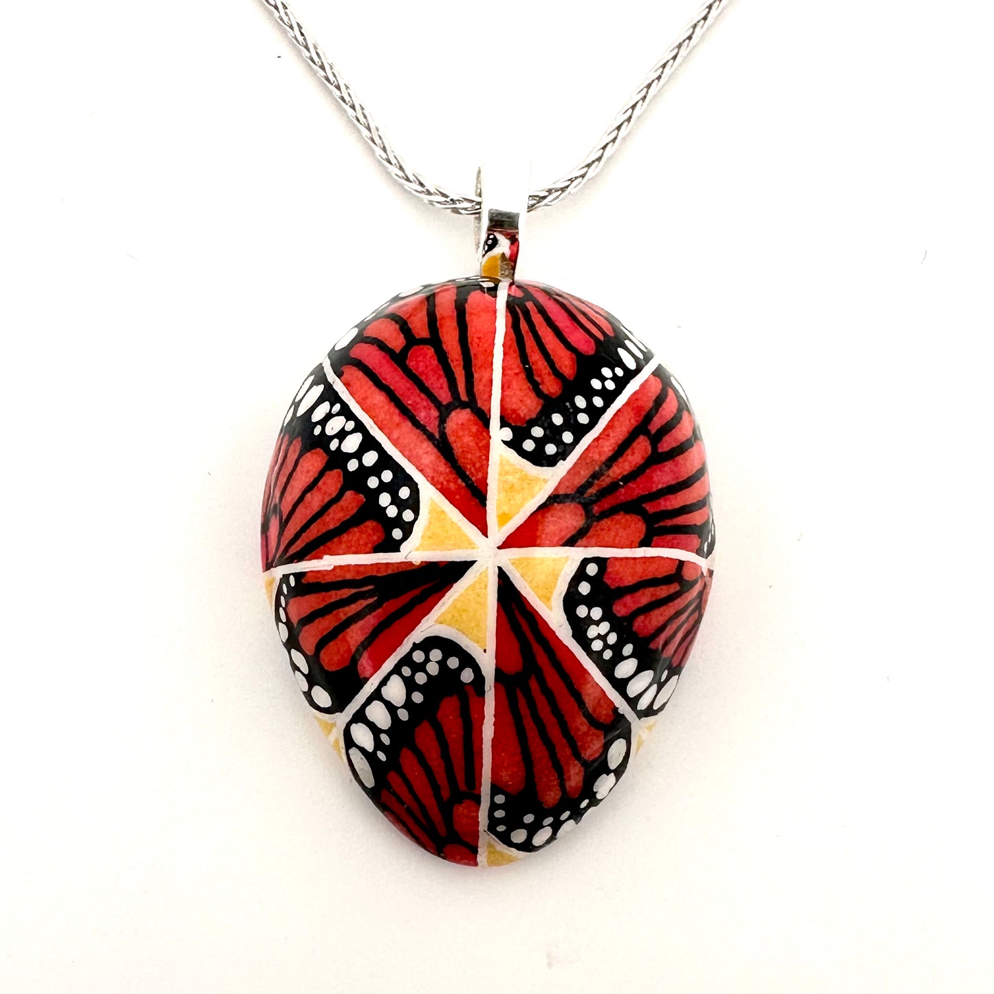 Half Quail Egg Necklace
