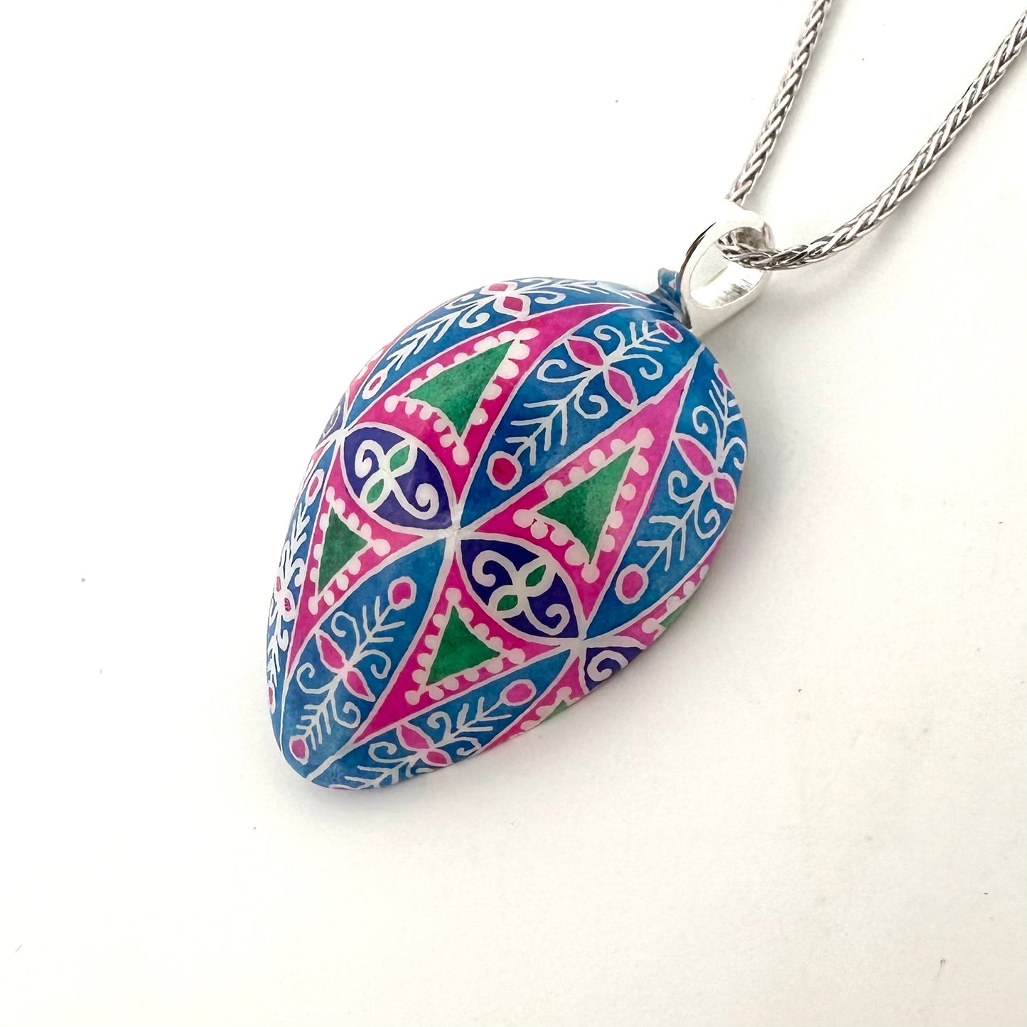 Half Quail Egg Necklace
