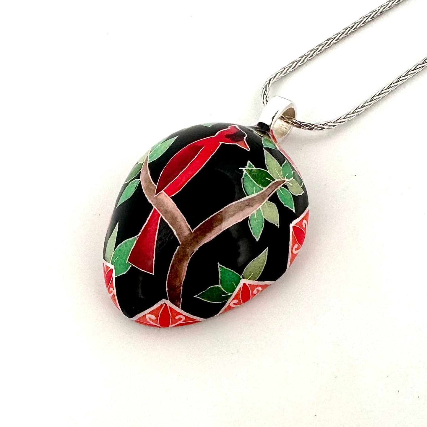 Half Quail Egg Necklace