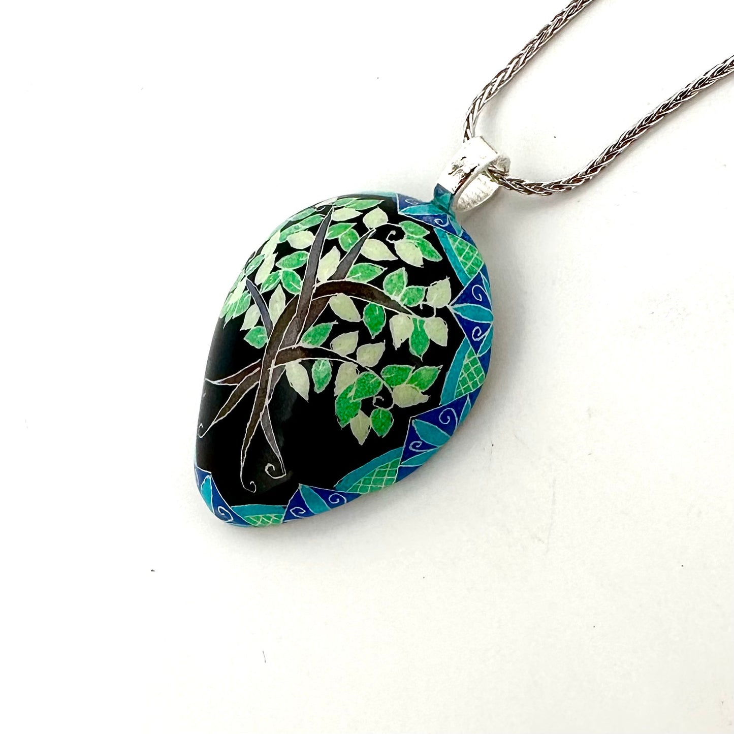 Half Quail Egg Necklace