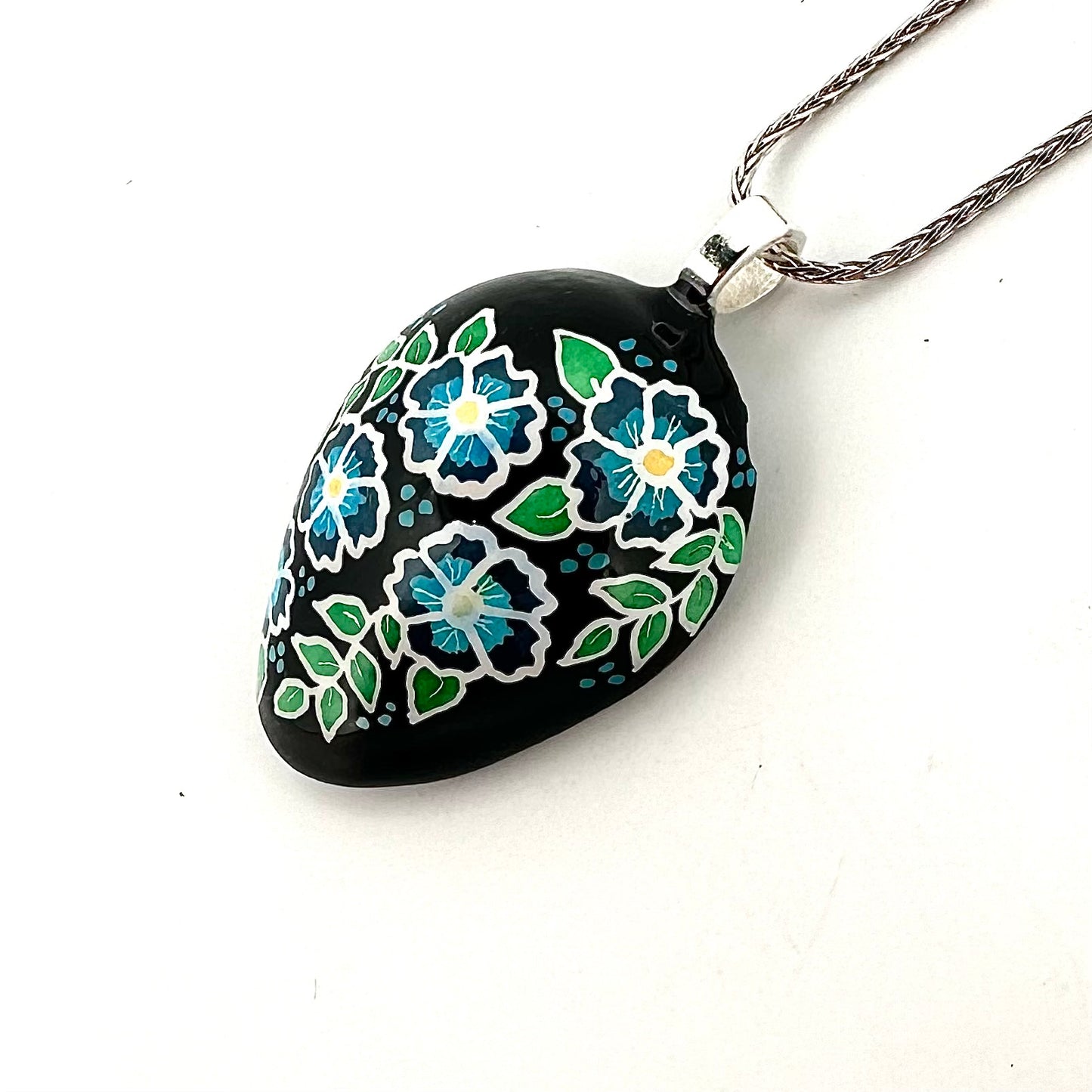 Half Quail Egg Necklace