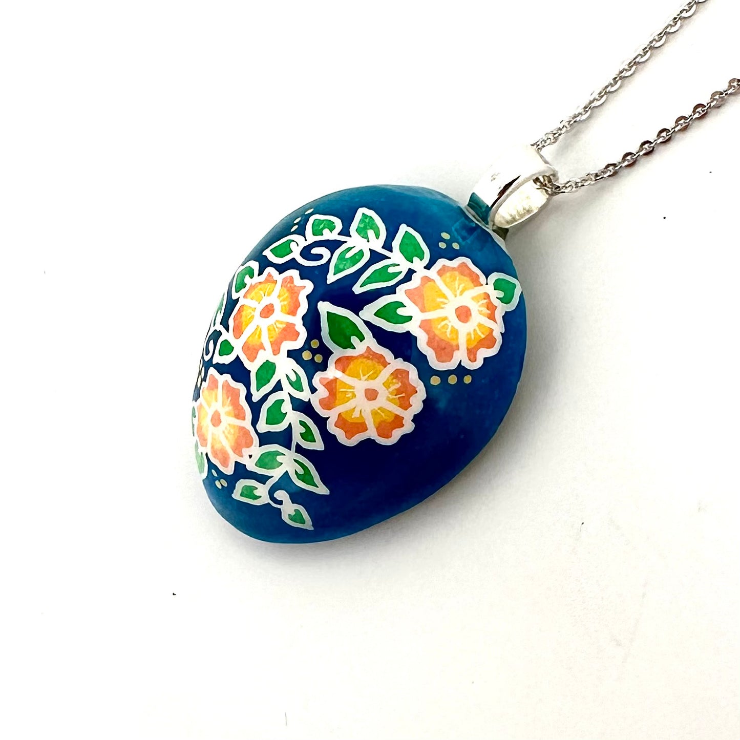 Half Quail Egg Necklace