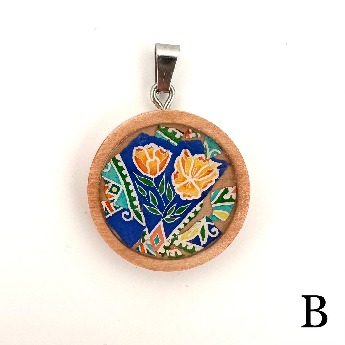 10 Poppy Mosaic Pendant Collection
