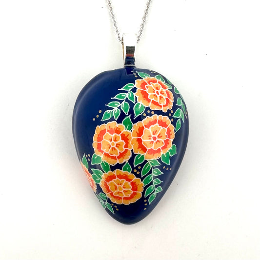 Half Quail Egg Necklace