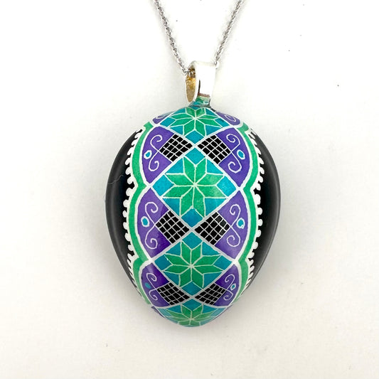 Half Quail Egg Necklace
