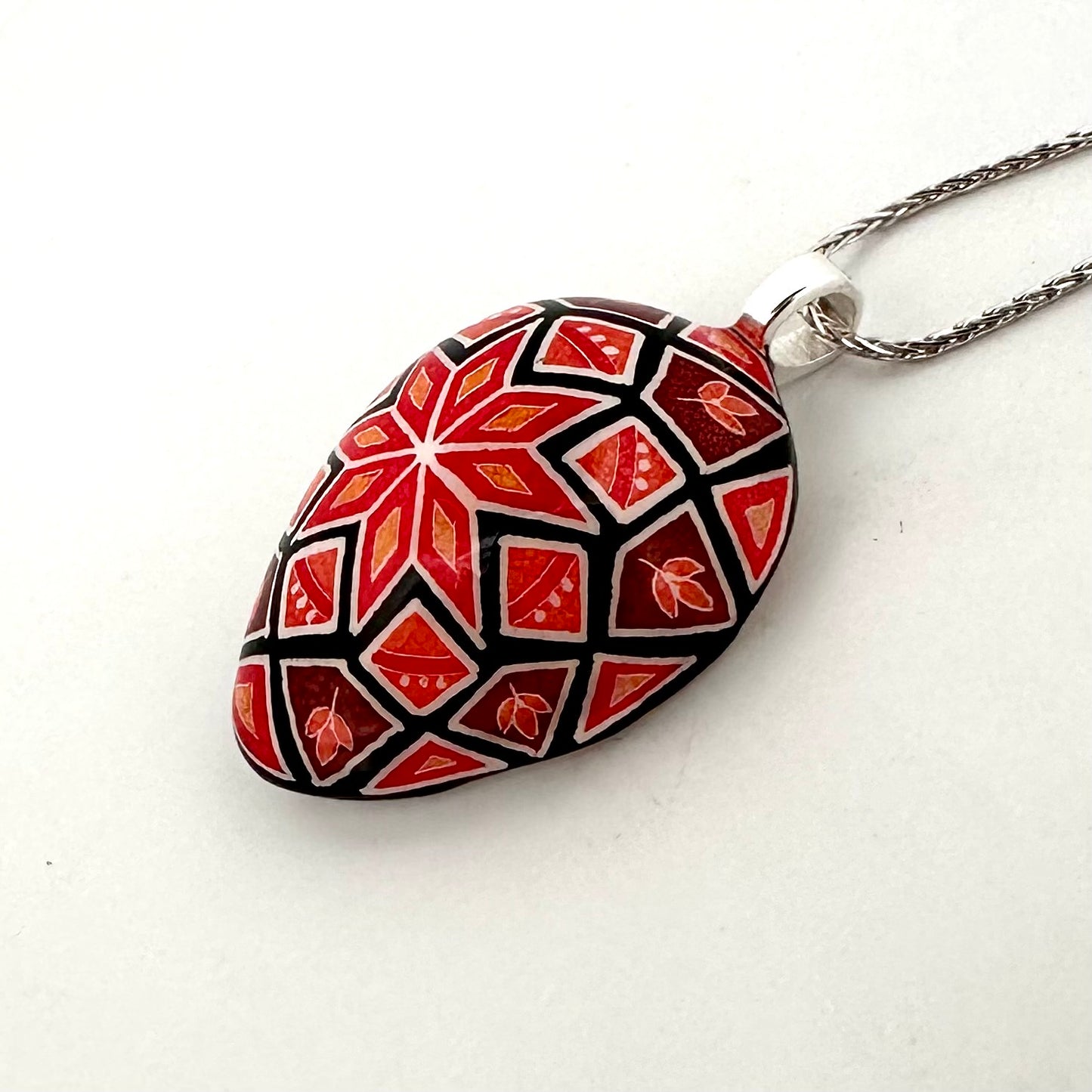 Half Quail Egg Necklace