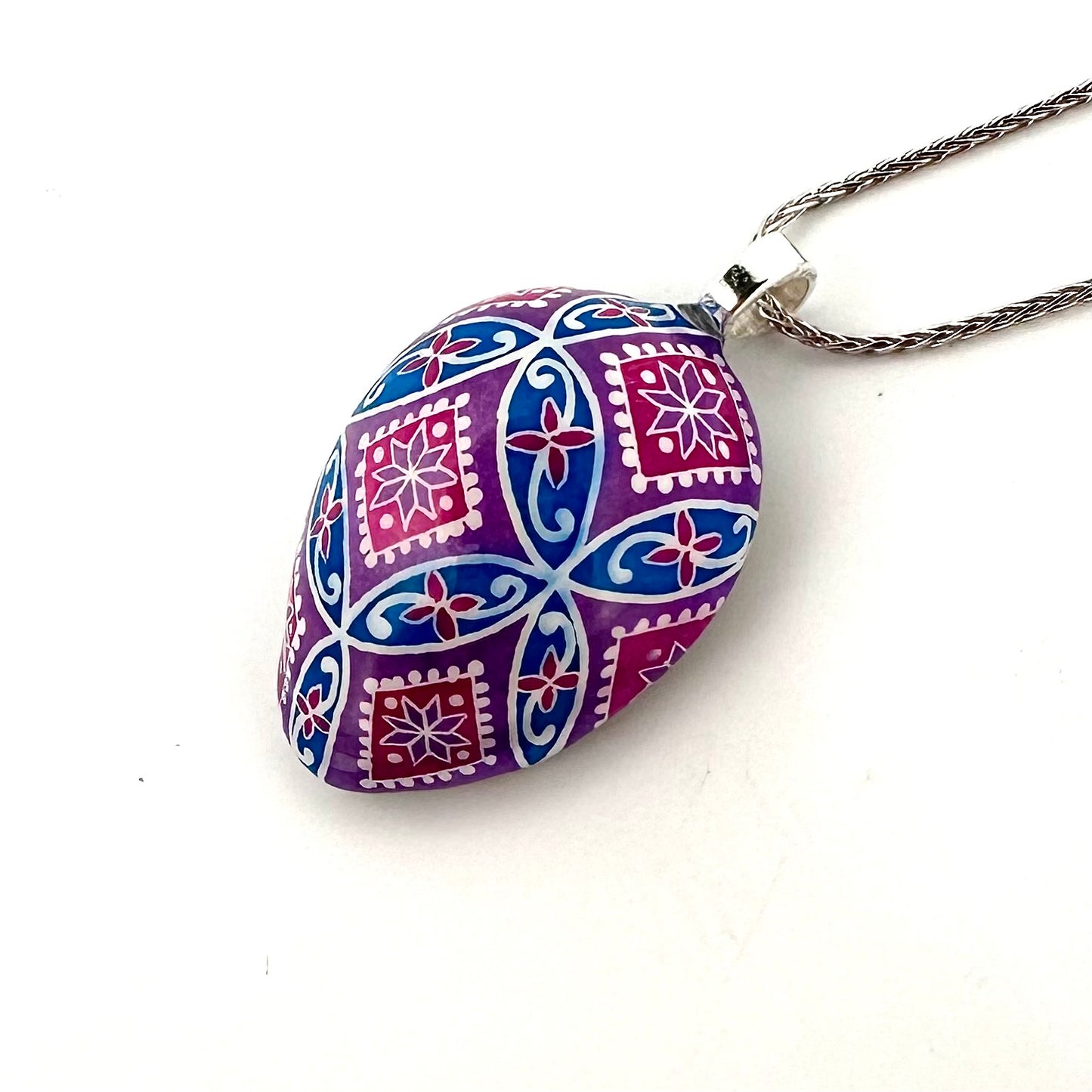 Half Quail Egg Necklace