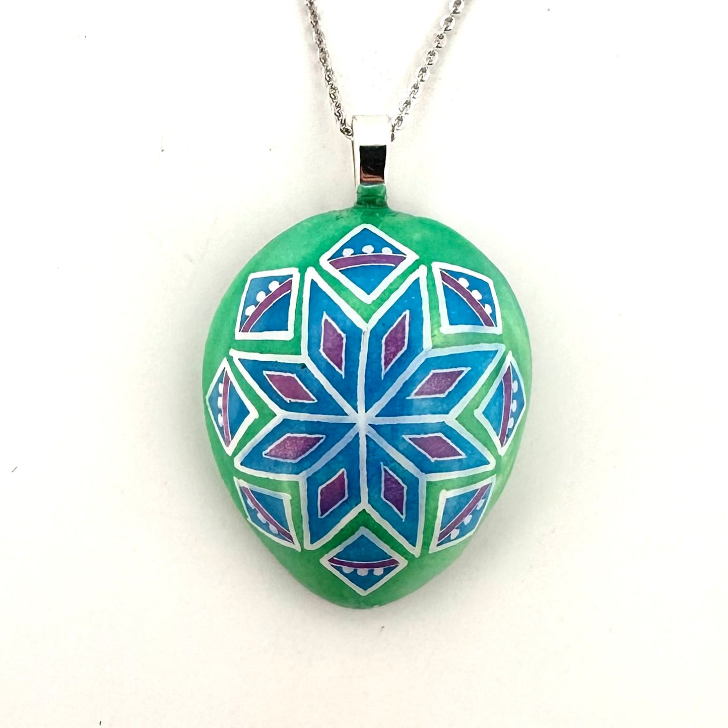 Half Quail Egg Necklace