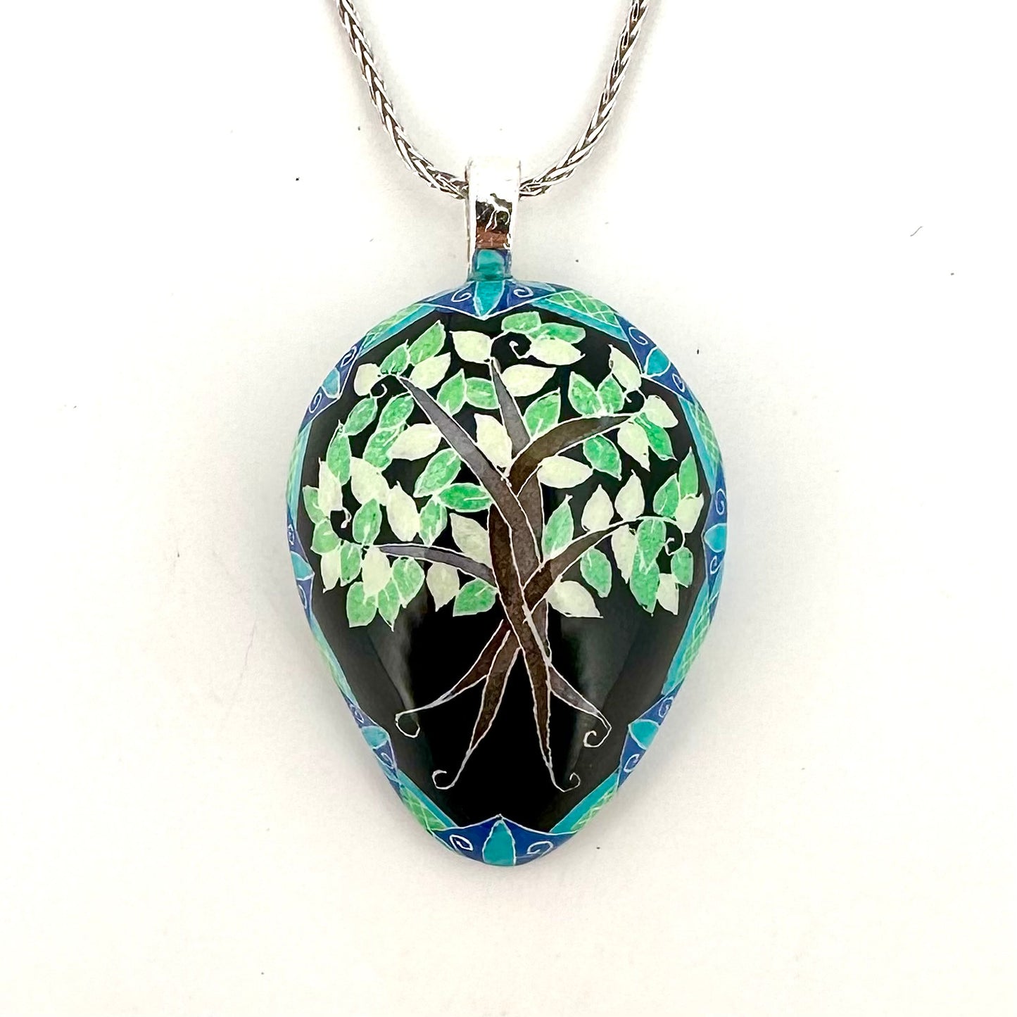 Half Quail Egg Necklace