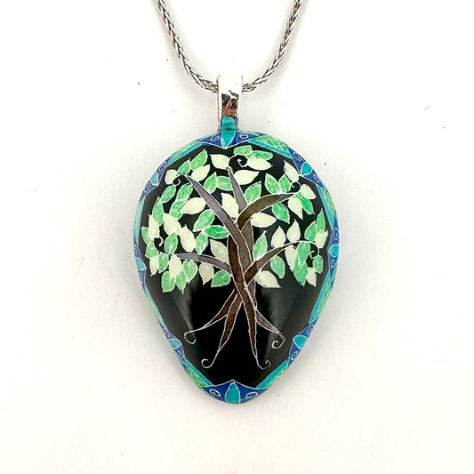 Half Quail Egg Necklace