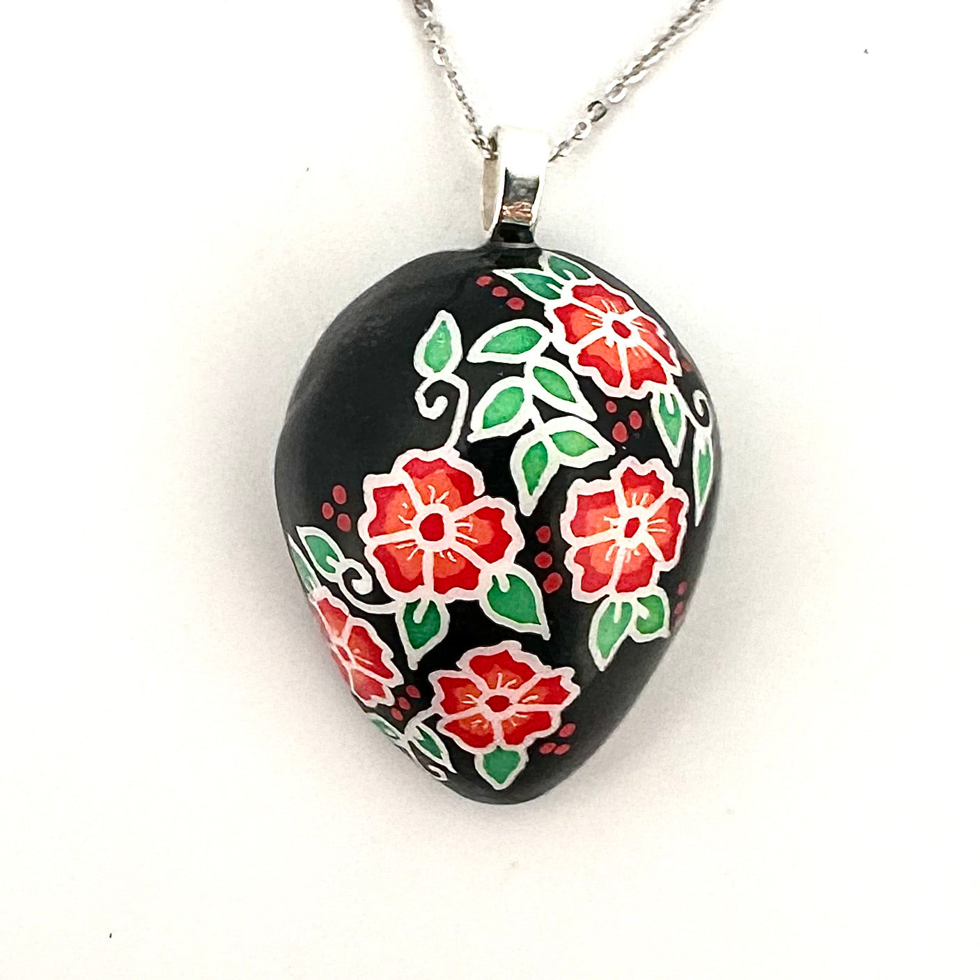 Half Quail Egg Necklace