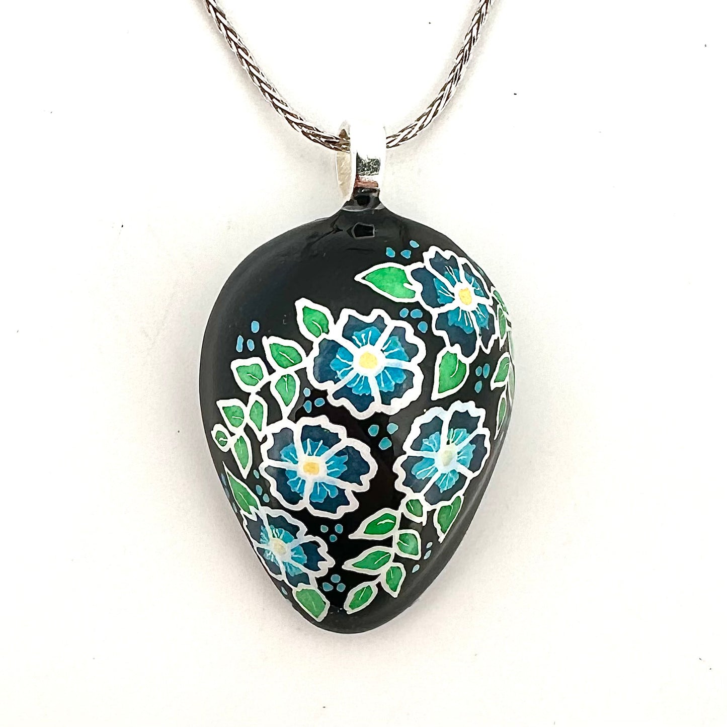 Half Quail Egg Necklace