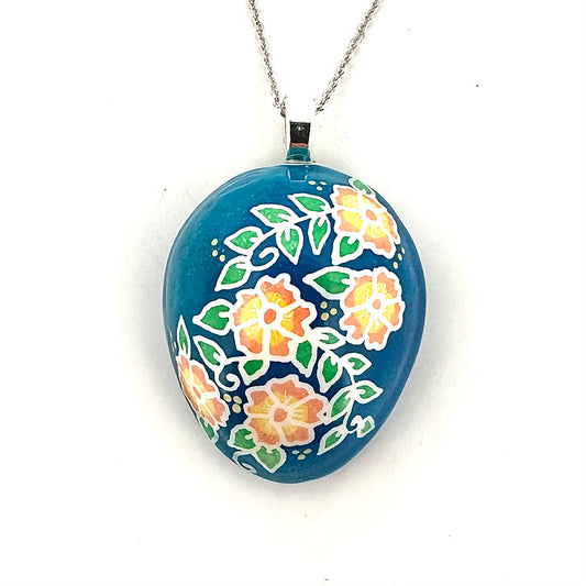 Half Quail Egg Necklace